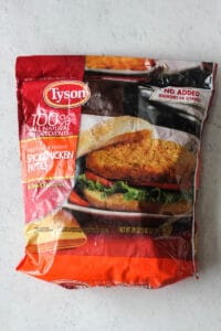 Tyson Spicy Chicken Patties in Air Fryer - Air Fryer Chicken Recipes