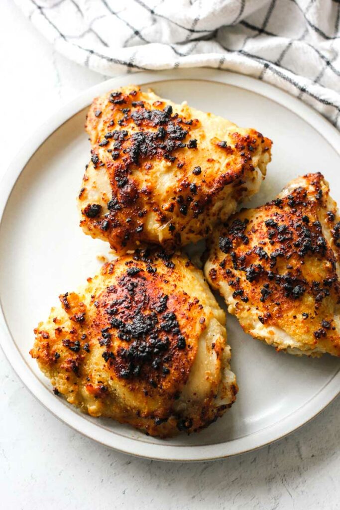 Air Fryer Garlic Parmesan Chicken Thighs Air Fryer Chicken Recipes