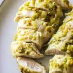 pesto chicken tenders cooked in air fryer