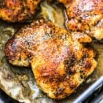 air fryer blackened chicken thighs