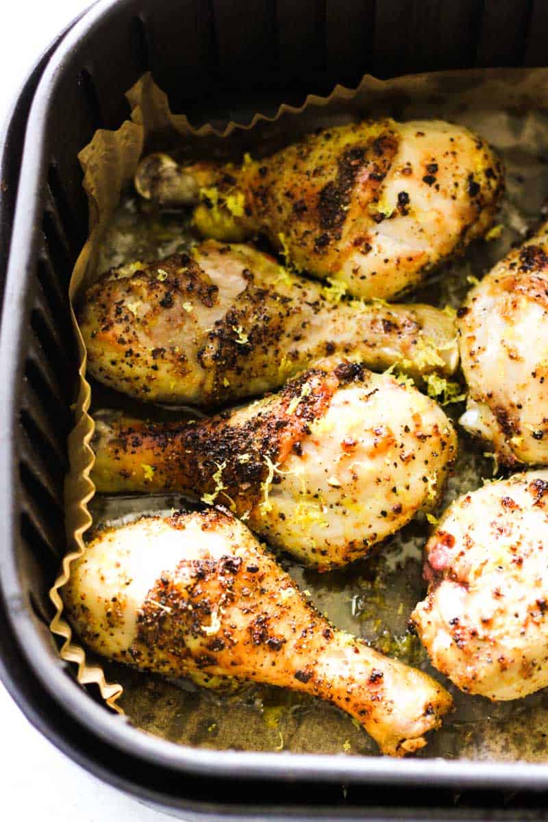 lemon pepper chicken drumsticks in air fryer