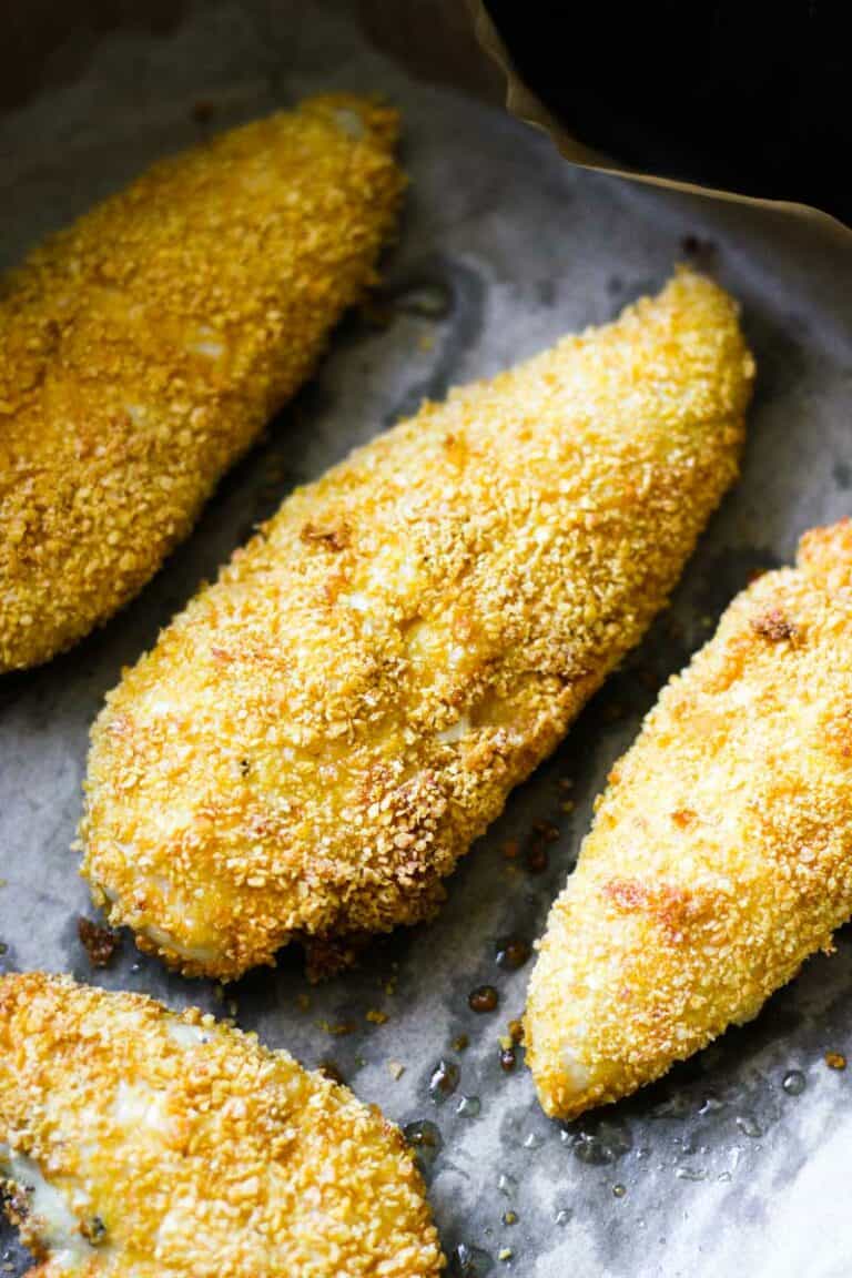 Air fryer chicken tenders with corn flakes Air Fryer Chicken Recipes