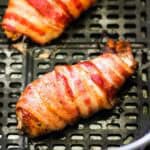 air fryer bacon wrapped chicken thighs