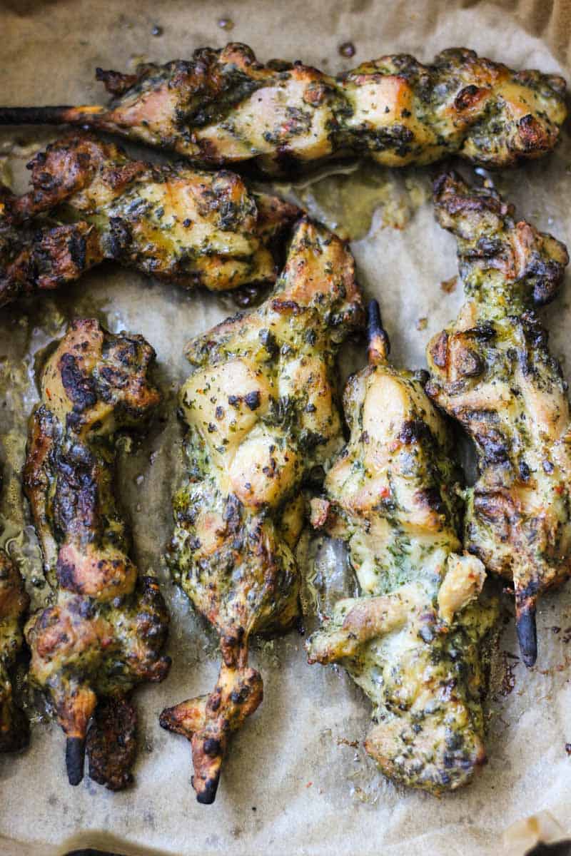 trader joe's grilled chimichurri skewers in air fryer