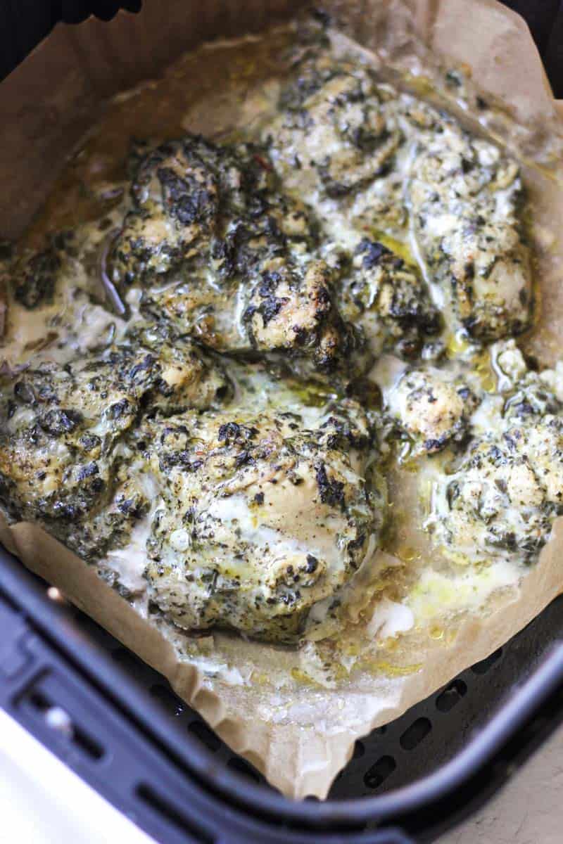 trader joe's savory herbed chicken thighs in air fryer