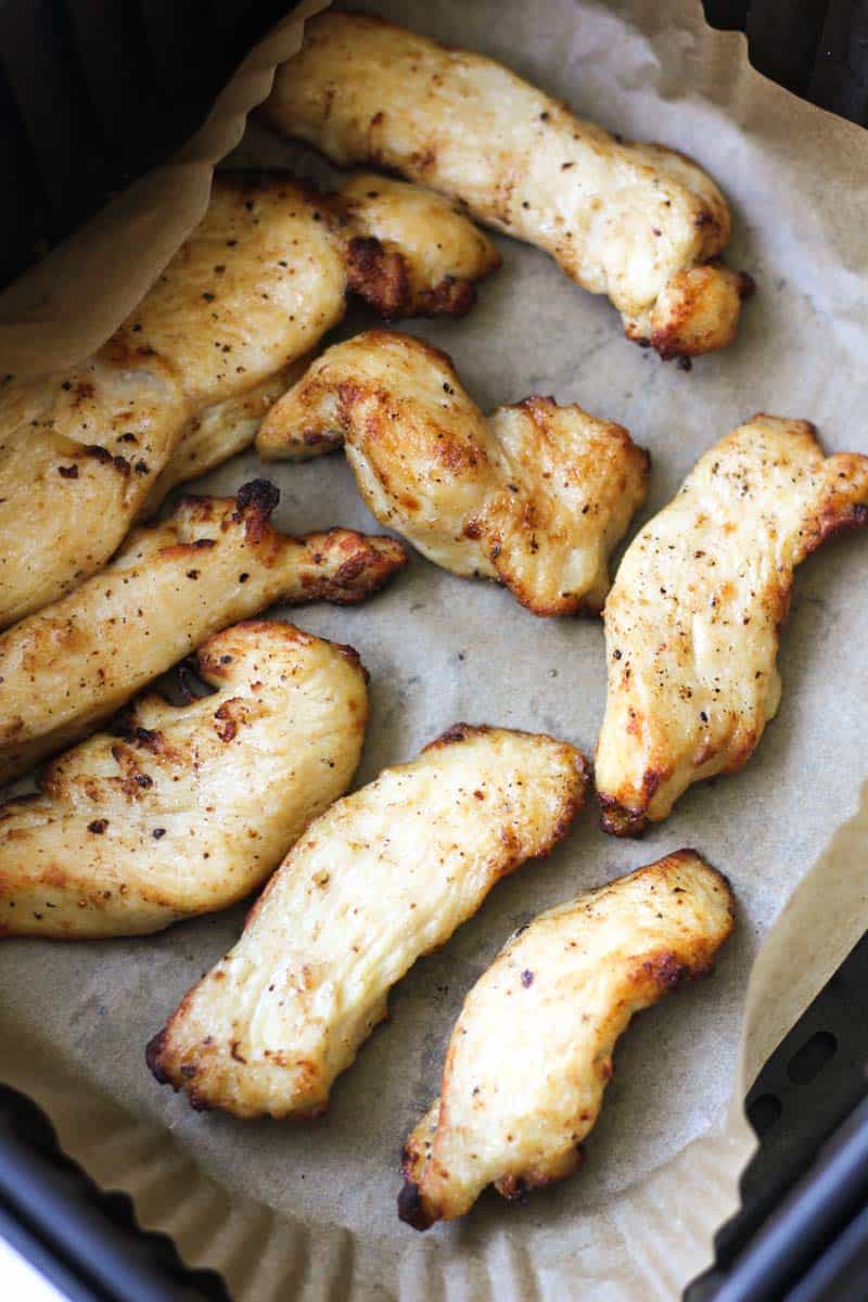 Tyson rotisserie chicken breast strips in air fryer