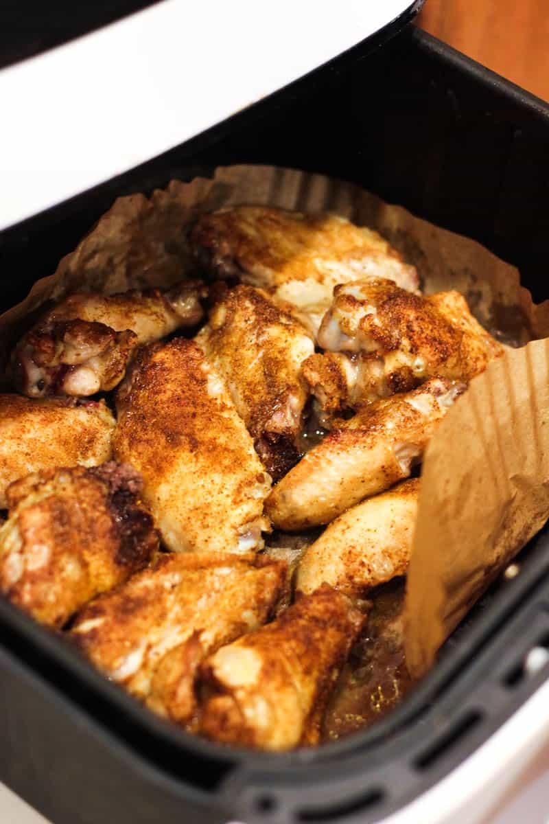 air fried curry chicken wings